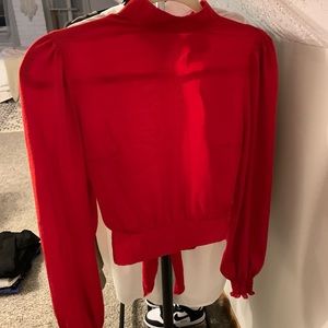 Silk top H&M. Open back.